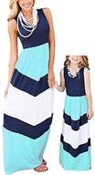 american mommy stripe stitching dresses girls' clothing in dresses logo