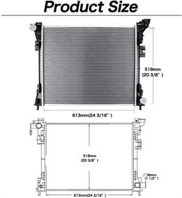 img 3 attached to 🚗 AUTOSAVER88 ATRD1039 Радиатор совместим с 2008-2016 Dodge Grand Caravan Chrysler Town & Country - улучшенный SEO.
