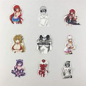 img 1 attached to 🔥 100pcs Sexy Anime Girl Laptop Stickers - Cute Trendy Vinyl Decals for Adults, Waterproof Computer Water Bottles, Skateboards, Luggage, Graffiti Patches