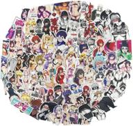 🔥 100pcs sexy anime girl laptop stickers - cute trendy vinyl decals for adults, waterproof computer water bottles, skateboards, luggage, graffiti patches logo