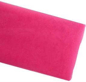 img 2 attached to 🎀 54 дюйма на 10 ярдов тюля розового цвета для свадебного декора и упаковки подарков