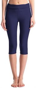 img 2 attached to 🩱 KEEPRONE Waisted Swimming Leggings: The Ultimate Control for Women's Clothing, Swimwear, and Cover Ups