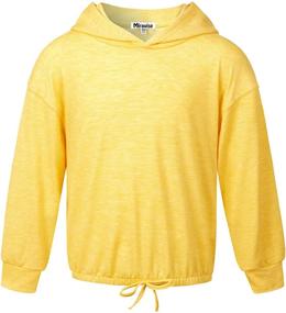 img 4 attached to 👚 Girls' Long Sleeve Purple Pullover Shirts: Trendy Clothes for Stylish Fashionistas