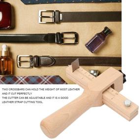 img 2 attached to Adjustable Leather Strap Cutter - Efficient Leather Cutter Tool for Belts, Strips & DIY Crafts