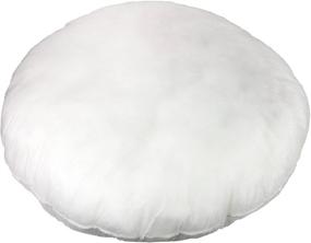 img 2 attached to 🌼 Hypoallergenic 32" Round Throw Pillows - Premium Inserts, Made in USA for Couch and Bed Decor