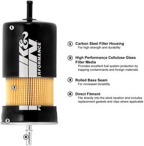 img 3 attached to Enhance Fuel Efficiency with K&amp;N PF-2100 Fuel Filter