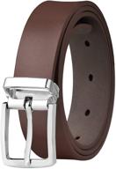 falari boys 1-inch leather belts – versatile trim-to-fit kids' belts, ideal for all occasions – crafted from a single piece of premium leather logo