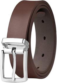 img 4 attached to Falari Boys 1-inch Leather Belts – Versatile Trim-to-Fit Kids' Belts, Ideal for All Occasions – Crafted from a Single Piece of Premium Leather