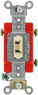 🔌 leviton 1223-2il: heavy duty 3-way ac quiet switch, self grounding, ivory logo