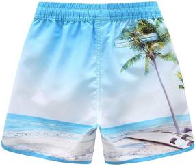 img 1 attached to 🦖 Dive into Style with HowJoJo Dinosaur Trunks Quick Shorts for Boys' Swimwear