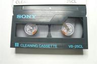 sony v8-25cld 8mm / hi8 / digital8 camcorder video head cleaning tape logo