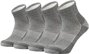 img 4 attached to 🧦 Men's SOX TOWN Merino Wool Low Cut Hiking Socks with Moisture-Wicking Technology and Cushioning