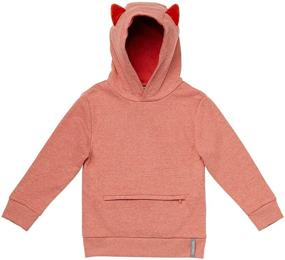 img 1 attached to Cubcoats Flynn The Fox Convertible Pullover Hoodie & Soft Plush Toy