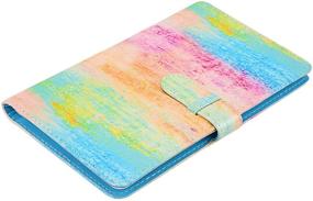 img 2 attached to 🌈 Sunmns Rainbow PU Leather Photo Album | Compatible with Fujifilm Instax Mini 11 9 8 90 8+ 26 7s, Polaroid Snap Zip Z2300 PIC-300 Film | Colorful Wallet for Instant Camera Photos