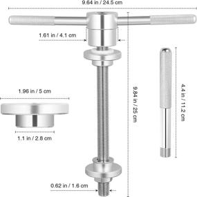 img 3 attached to 🚲 LIOOBO Bike Headset Cup and Bottom Bracket Press Installation Tool for Bicycles