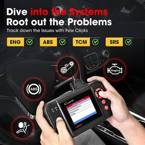 img 2 attached to 🔍 LAUNCH Creader VII+ OBD2 Scanner: Advanced ABS, SRS, Transmission, and Engine Code Reader - Effective Diagnostic Scan Tool