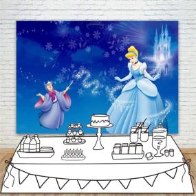 img 2 attached to 📸 Cinderella Photography Backdrops 7x5 - Fairytale Castle, Magical Witch, Happy Birthday Cinderella Custom Background Banner for Girls Parties