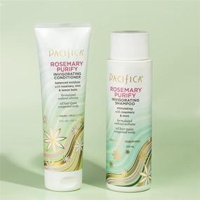 img 2 attached to 🌿 Pacifica Beauty Rosemary Purify Invigorating Shampoo + Conditioner: Detox Scalp & Hair, 100% Vegan & Cruelty-Free, Sulfate & Paraben Free