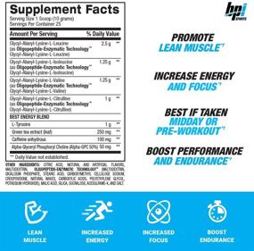 img 3 attached to BPI Sports Best BCAA с энергией - вкус кислых конфет - улучшает производительность и восстановление - построение сухой мышечной массы - 25 порций (8,8 унции)