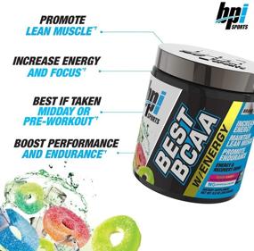 img 2 attached to BPI Sports Best BCAA с энергией - вкус кислых конфет - улучшает производительность и восстановление - построение сухой мышечной массы - 25 порций (8,8 унции)