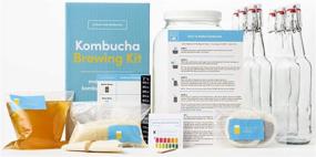 img 3 attached to 🍹 Joshua Tree Kombucha Deluxe Starter Kit: Live SCOBY, Glass Fermentation Jar, Temp Gauge, Ph Strips & More!