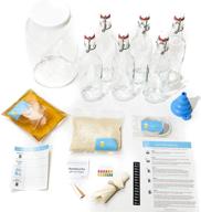 🍹 joshua tree kombucha deluxe starter kit: live scoby, glass fermentation jar, temp gauge, ph strips & more! logo