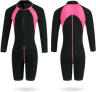 wetsuit neoprene thermal swimsuit toddler logo