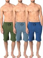 👖 andrew scott men's cotton drawstring pockets sleep & lounge clothing logo