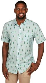 img 1 attached to 🌺 Vibrant and Stylish Hawaiian Button Men's Clothing: Tipsy Elves Surfs Collection