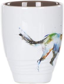 img 3 attached to 🏞️ Crouser Running Watercolor Glossy Stoneware" - Enhancing SEO-friendly version: "Crouser Watercolor Glossy Stoneware: Running Water Pattern