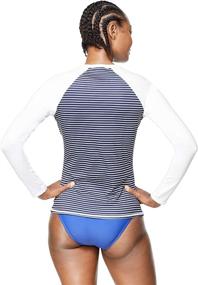 img 1 attached to Speedo Womens Shirt Sleeve Rashguard