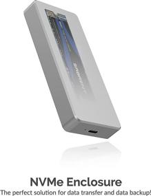 img 3 attached to 💻 Sabrent EC-NVME USB 3.1 Silver Aluminum Enclosure for M.2 NVMe SSD: High-Speed Data Transfer and Secure Storage Solution