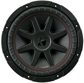 img 3 attached to 🔊 KICKER CVR104 (43CVR104) CompVR 10-дюймовые сабвуферы - двойная голосовая катушка, 4 Ом, 350 Вт: Мощное усиление басов на 25 см!