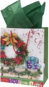 img 2 attached to 🎁 196 Christmas Tissue Paper Bulk Wrapping Sheets 20"x20" Red Green White Assorted Holiday Gift Wrap