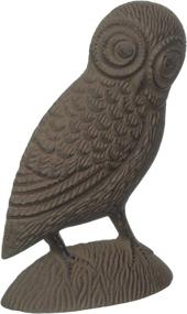 img 1 attached to 🦉 Koolekoo Owl Door Stopper - A Stylish Cast Iron Solution for Holding Doors in Place