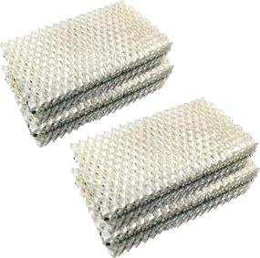 img 4 attached to 🔍 HQRP 4-Pack Humidifier Wick Filter Compatible with Sears Kenmore 14909, 14912, 32-14912, 42-14912, Emerson Essick Air AIRCARE HDC-2R & HDC-411, BestAir E2R Replacement