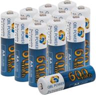 🔋 qblpower ni-cd aa 600mah 1.2v rechargeable solar batteries for outdoor garden solar lights solar lamp (12 pack) logo