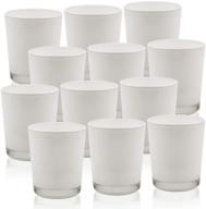 🕯️ 20-piece lucasso white mercury votive candle holders: ideal for parties, weddings, special events & more! logo
