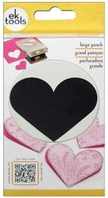 img 1 attached to 💖 EK Tools Large Heart Punch: Perfect for Arts and Crafts!