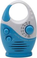 🚿 water-resistant shower radio: splash proof am/fm radio ideal for bathrooms & outdoor use - speaker & adjustable volume included logo