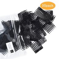 📎 convenient black plastic clips: top styling tools for full lace wig cap styling accessories logo
