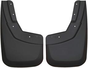 img 4 attached to 🚙 Husky Liners 56711: Custom Front Mud Guards for 2006-09 Hummer H3 & 2009 Hummer H3T in Black