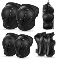 🛴 g4free kids knee pads and elbow pads with wrist guards 3 in 1 set for skating, cycling, rollerblading, scooter - protective gear for kids toddler 3-8 years logo