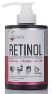 salon size 15 fl oz retinol cream: hyaluronic acid, green tea - anti-wrinkle formula for face & body. reducing fine lines, aging, dry skin logo