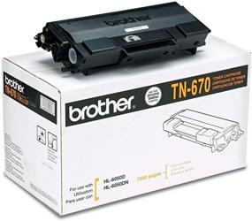 img 1 attached to Brother Tn670 Toner Retail Packaging