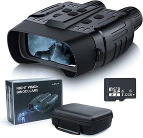 img 4 attached to 🔦 Night Vision Goggles: Top-notch IR Night Vision Binoculars for Hunting, Surveillance & Wildlife Viewing + Bonus 32G SD Card