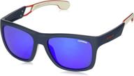 carrera mens polarized rectangular sunglasses logo