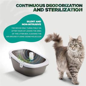 img 2 attached to 🐱 Cat Deodorizer for Litter Box – Odor Eliminating Cat Litter Deodorizer, Smart Air Purifier for Cat Litter Box – Home Odor and Dust Neutralizer with Auto On/Off Function