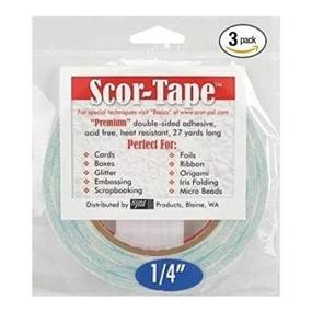 img 1 attached to SCOR PAL SP202 3PACK 0 25 Yd Tape