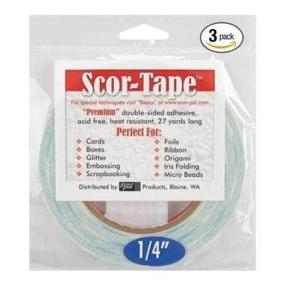 img 3 attached to SCOR PAL SP202 3PACK 0 25 Yd Tape